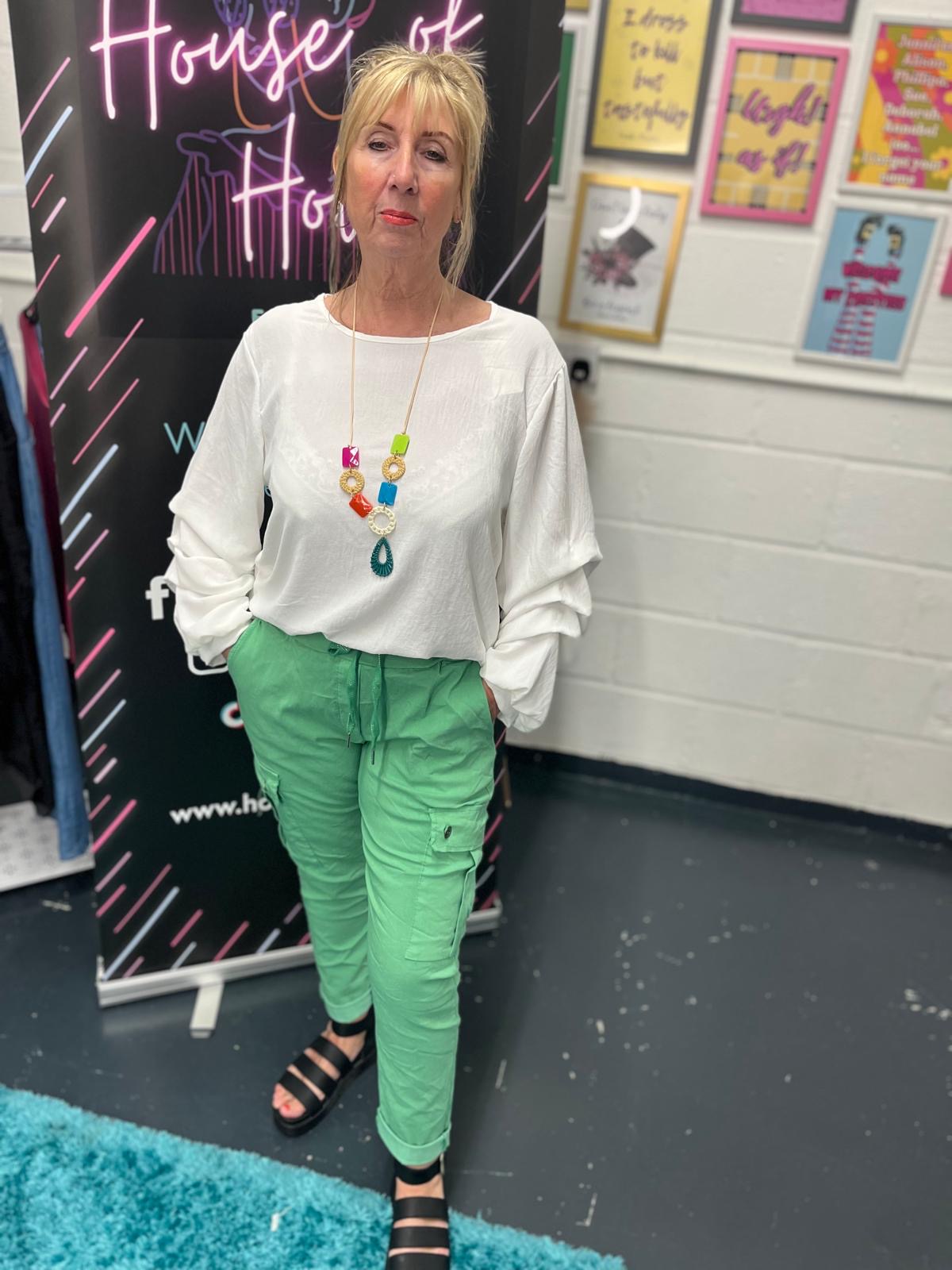THE OPAL TOP WITH NECKLACE