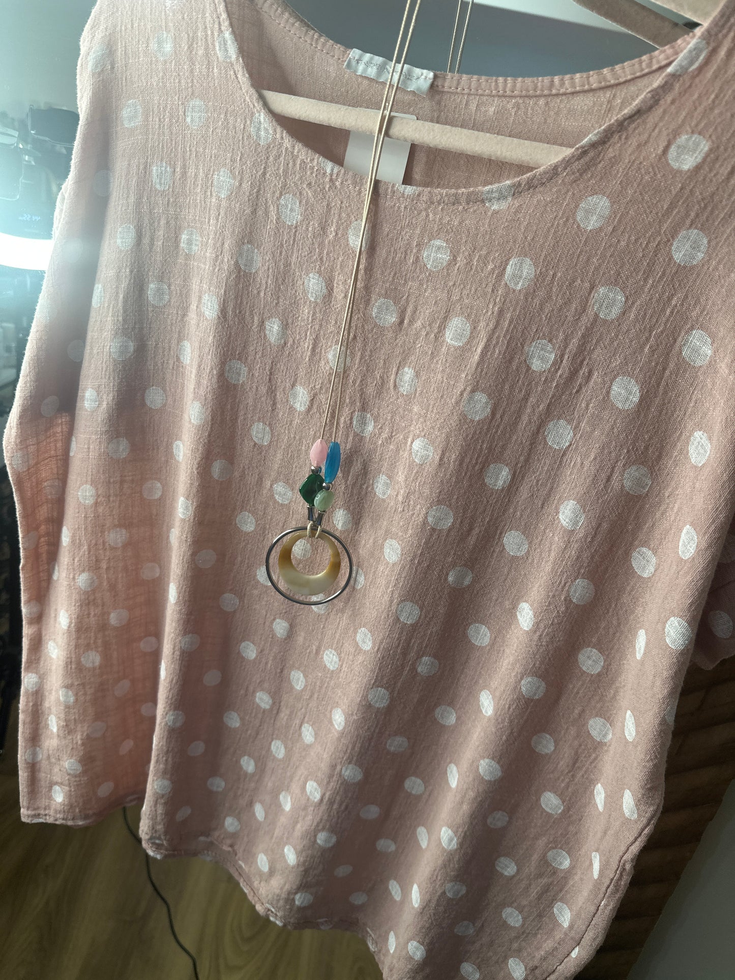 DORA TOP WITH NECKLACE