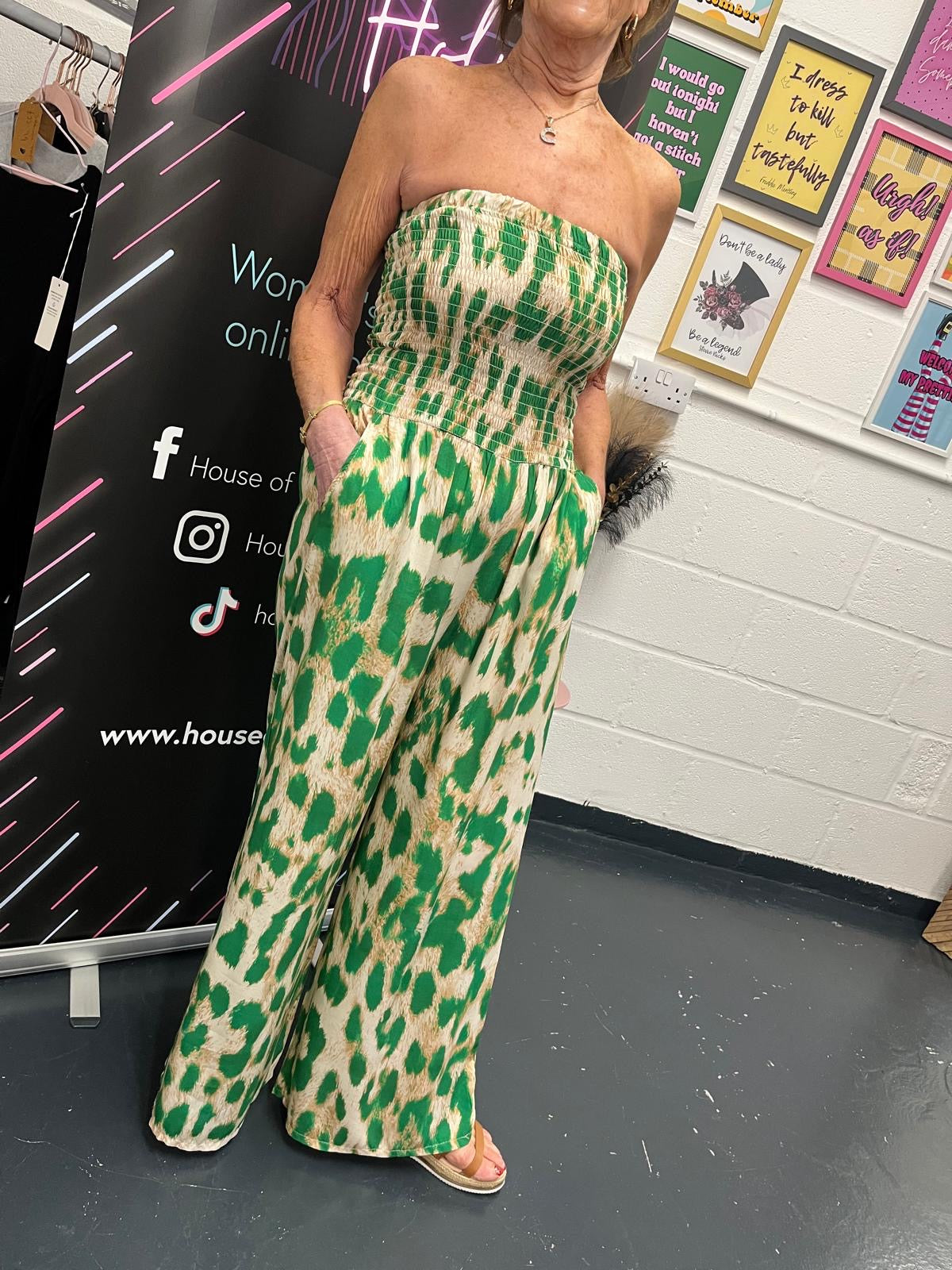 MARIE ANIMAL PRINT JUMPSUIT