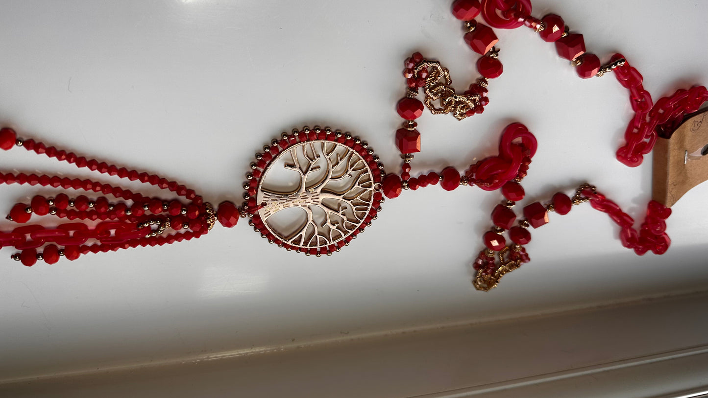 Tree Of Life and Jewels necklace