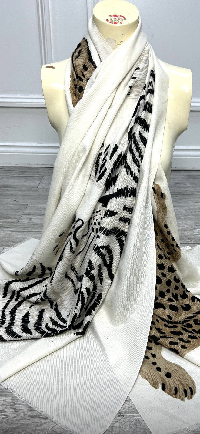 CHEETA TIGER SCARF
