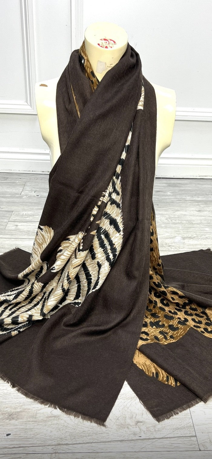 CHEETA TIGER SCARF