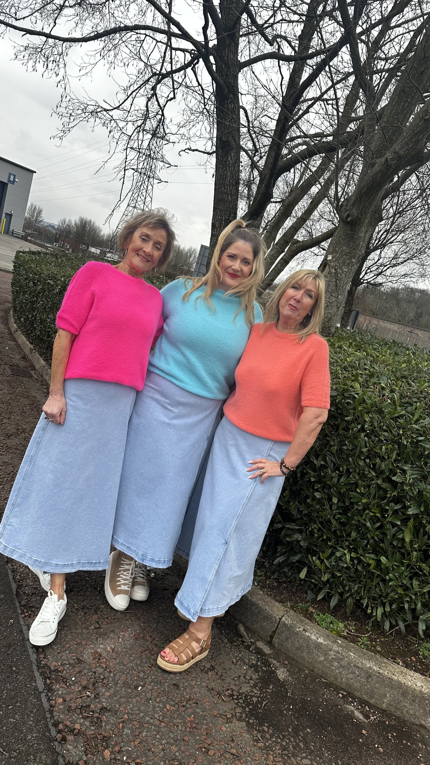 THE JINNY DENIM WRAP OVER SKIRT