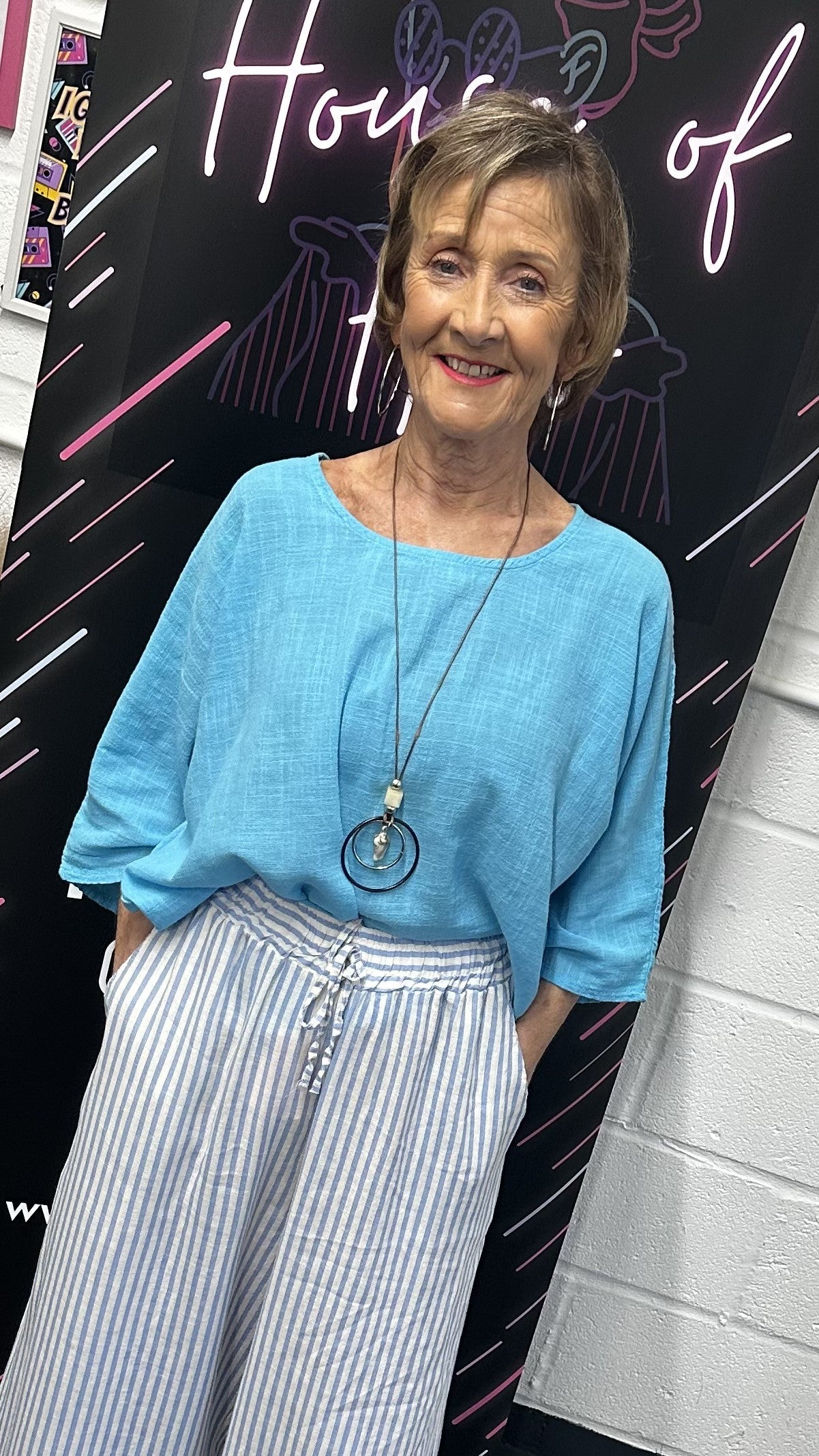 THE STEPHANINE LINEN TROUSERS