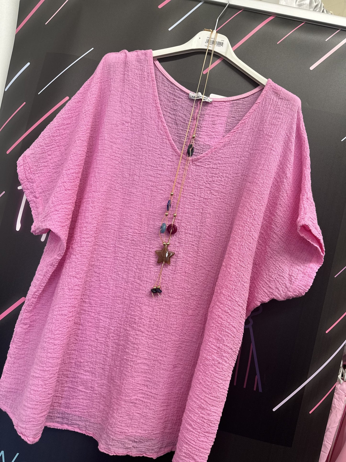 THE FRANCIS TOP WITH NECKLACE