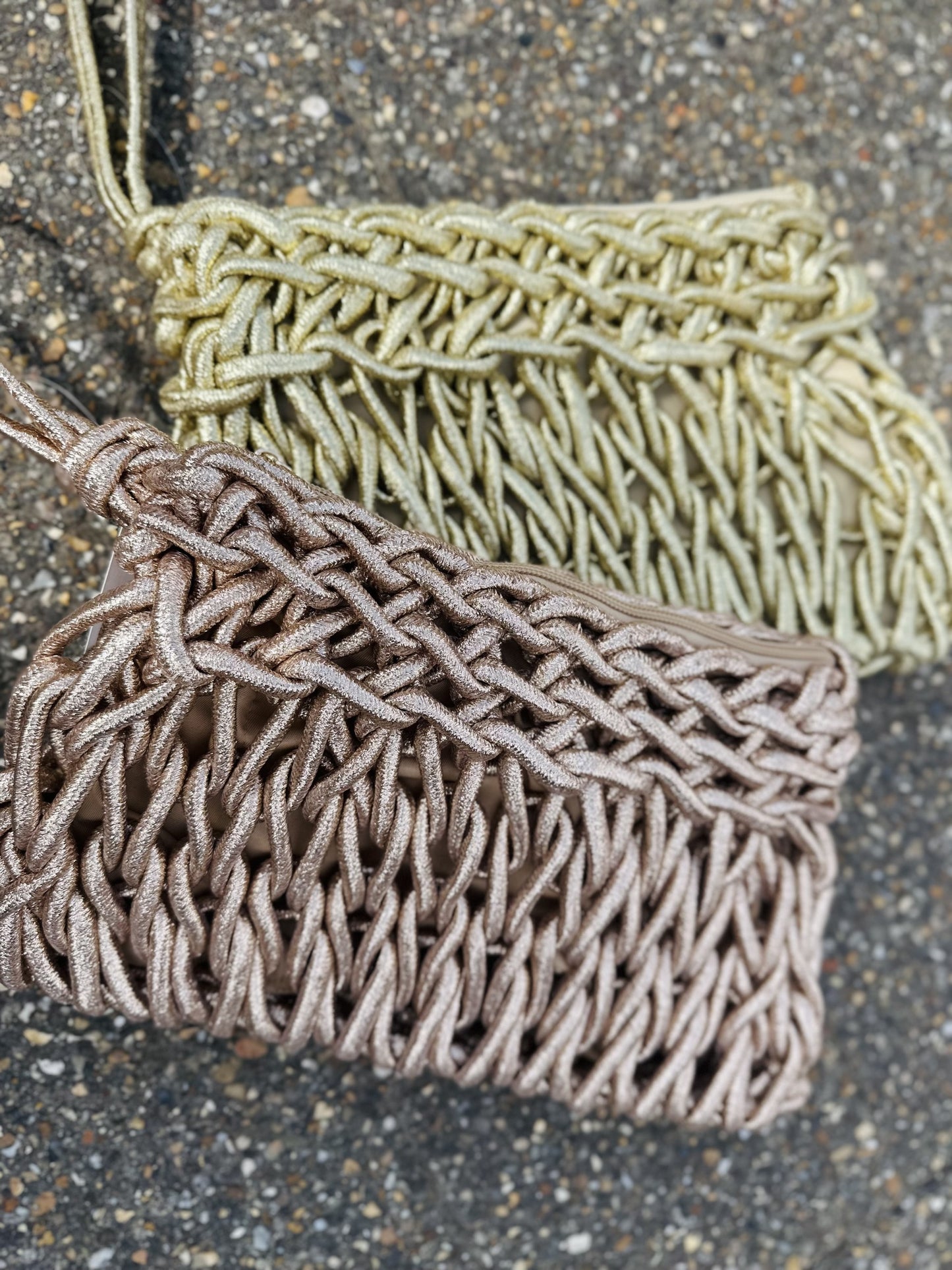 THE MARTINA METALIC CLUTCH BAG