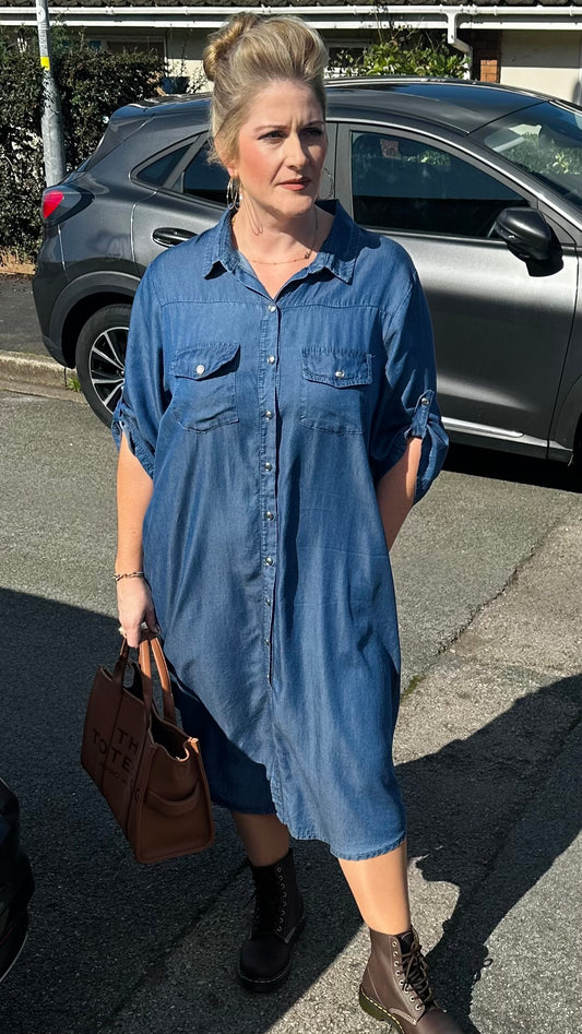 ROWAN DENIM DRESS
