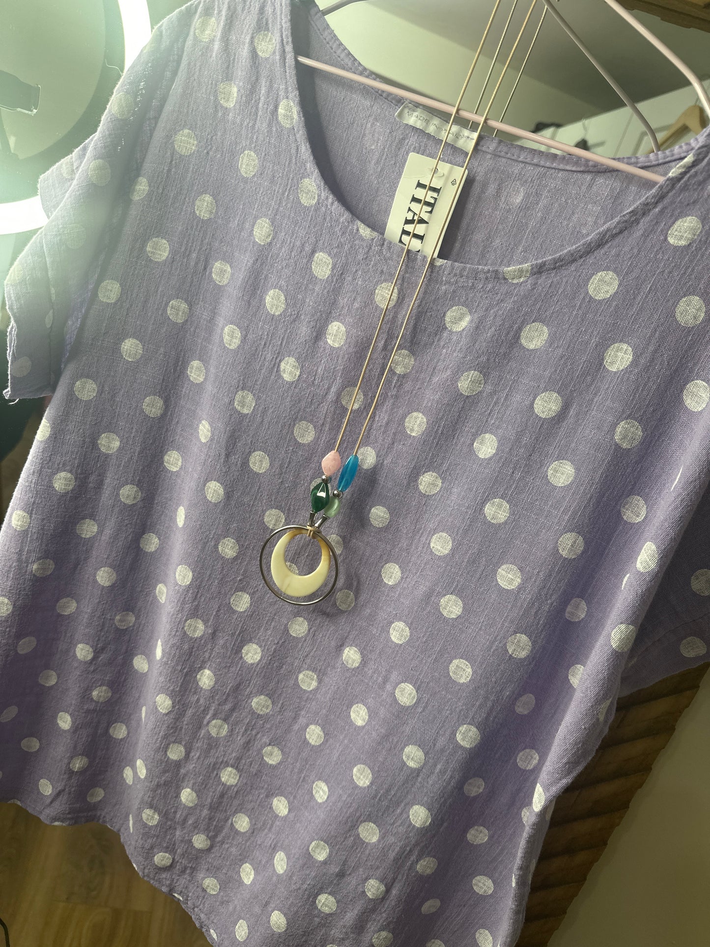 DORA TOP WITH NECKLACE
