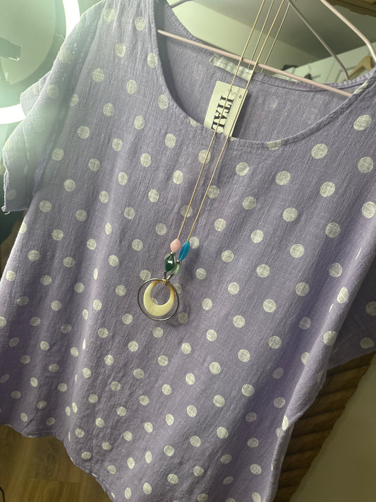 DORA TOP WITH NECKLACE