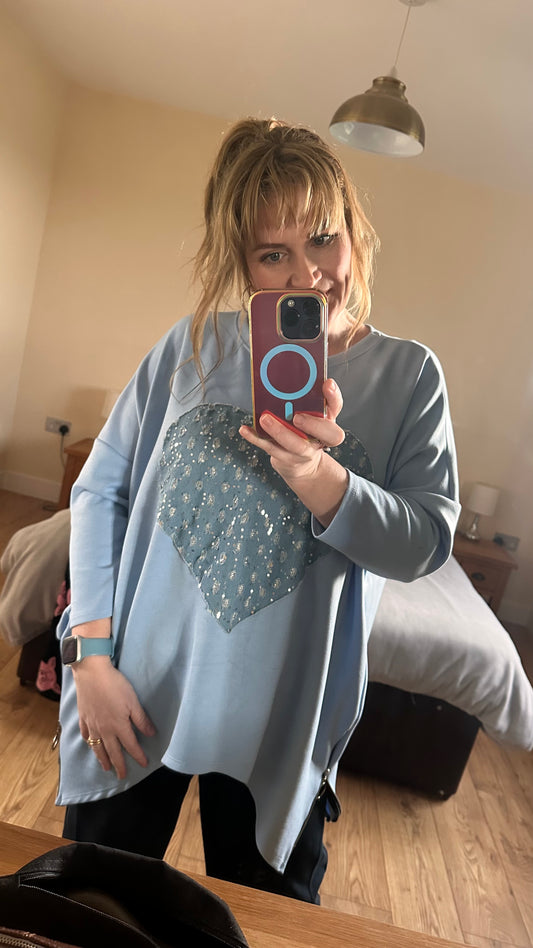 The Sharon in Powder Blue