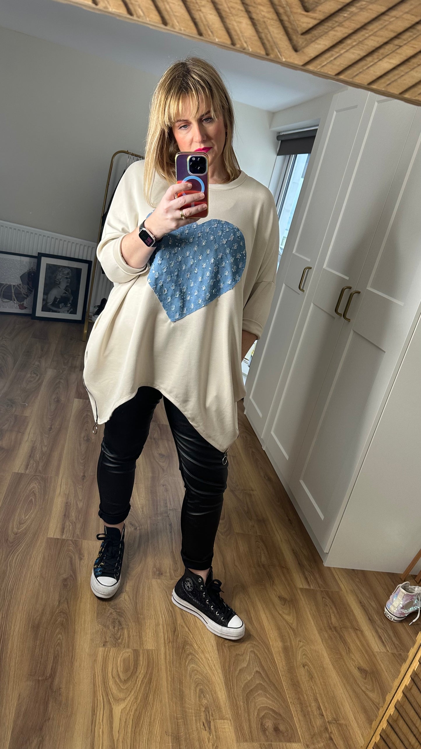 THE SHARON HEART JUMPER