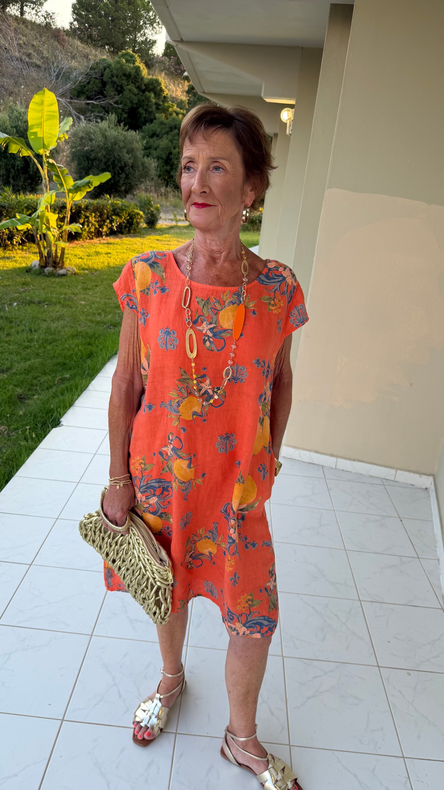 BELLA LINEN DRESS