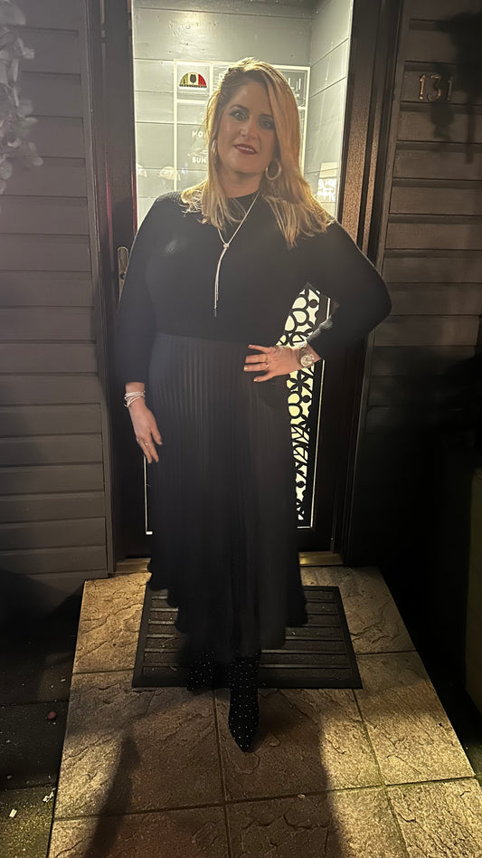 The Sarah Dress in Black