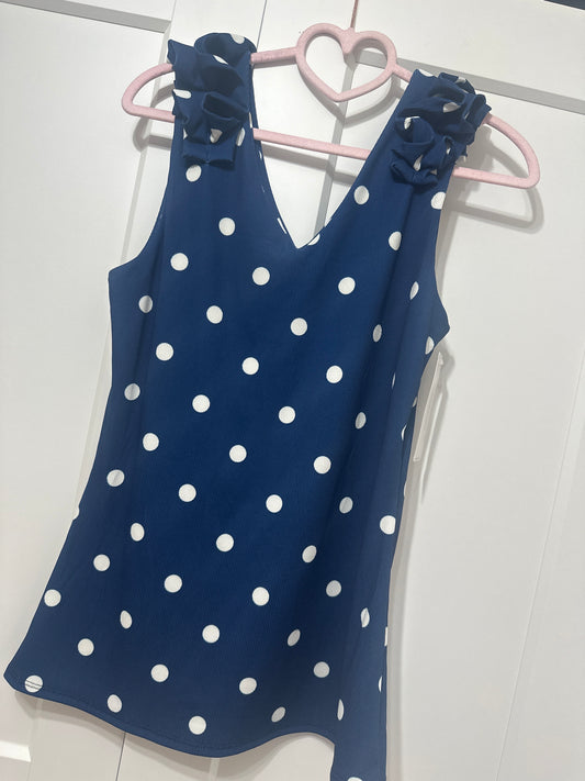 JUDY POLKA DOT VEST