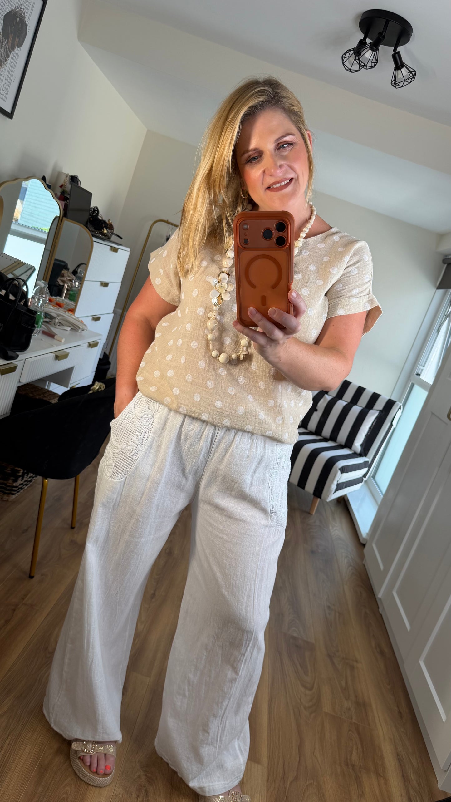 DORA TOP WITH NECKLACE