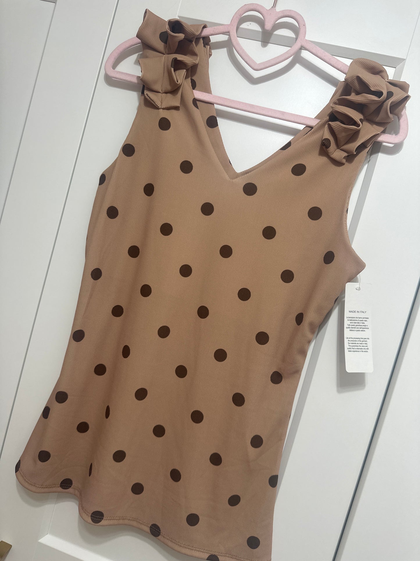 JUDY POLKA DOT VEST