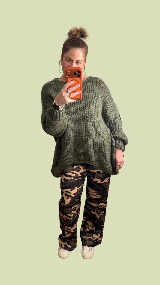 CHUNKY LOOSE KNIT JUMPER