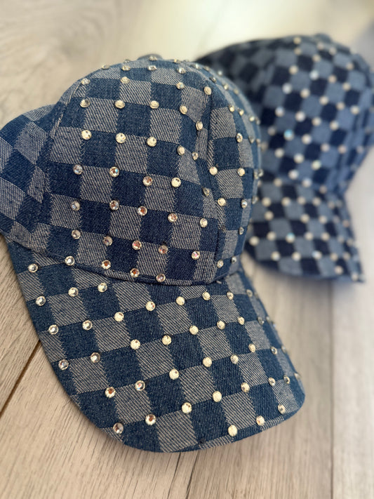 DENIM JEWEL CAP