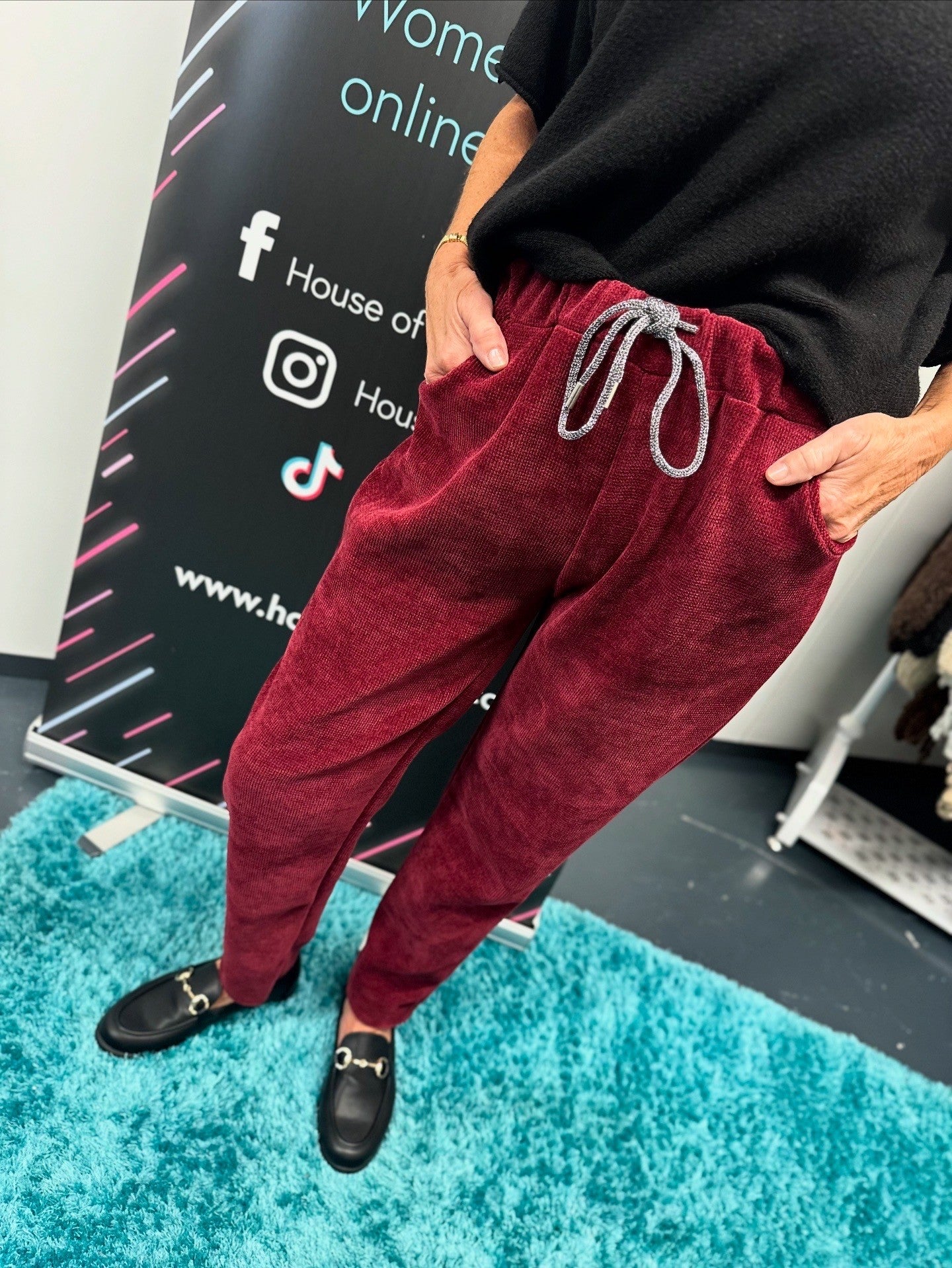 THE VALERIE CORD EFFECT TROUSERS