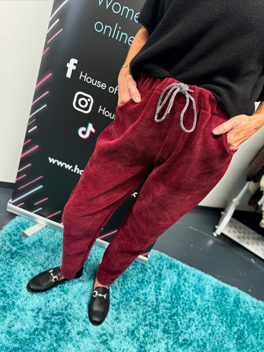 THE VALERIE CORD EFFECT TROUSERS