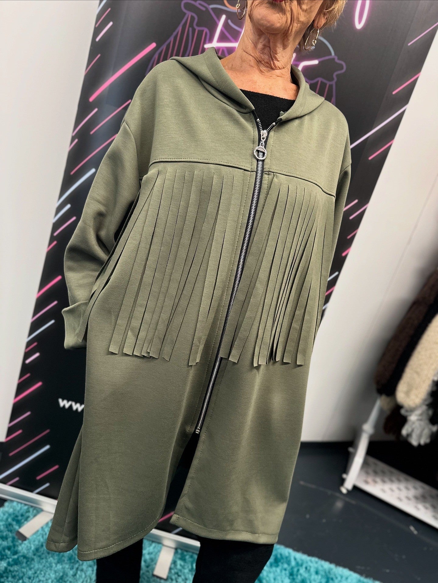 THE FRANSA HOODED JACKET WITH ZIP