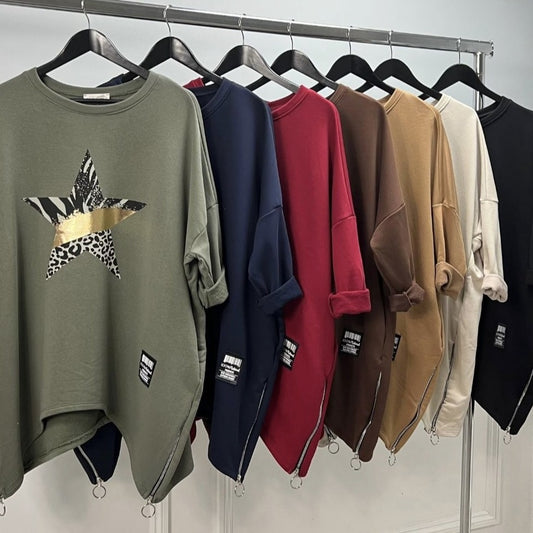 THE ZODIAC SWEATER (WITH ZIPS)