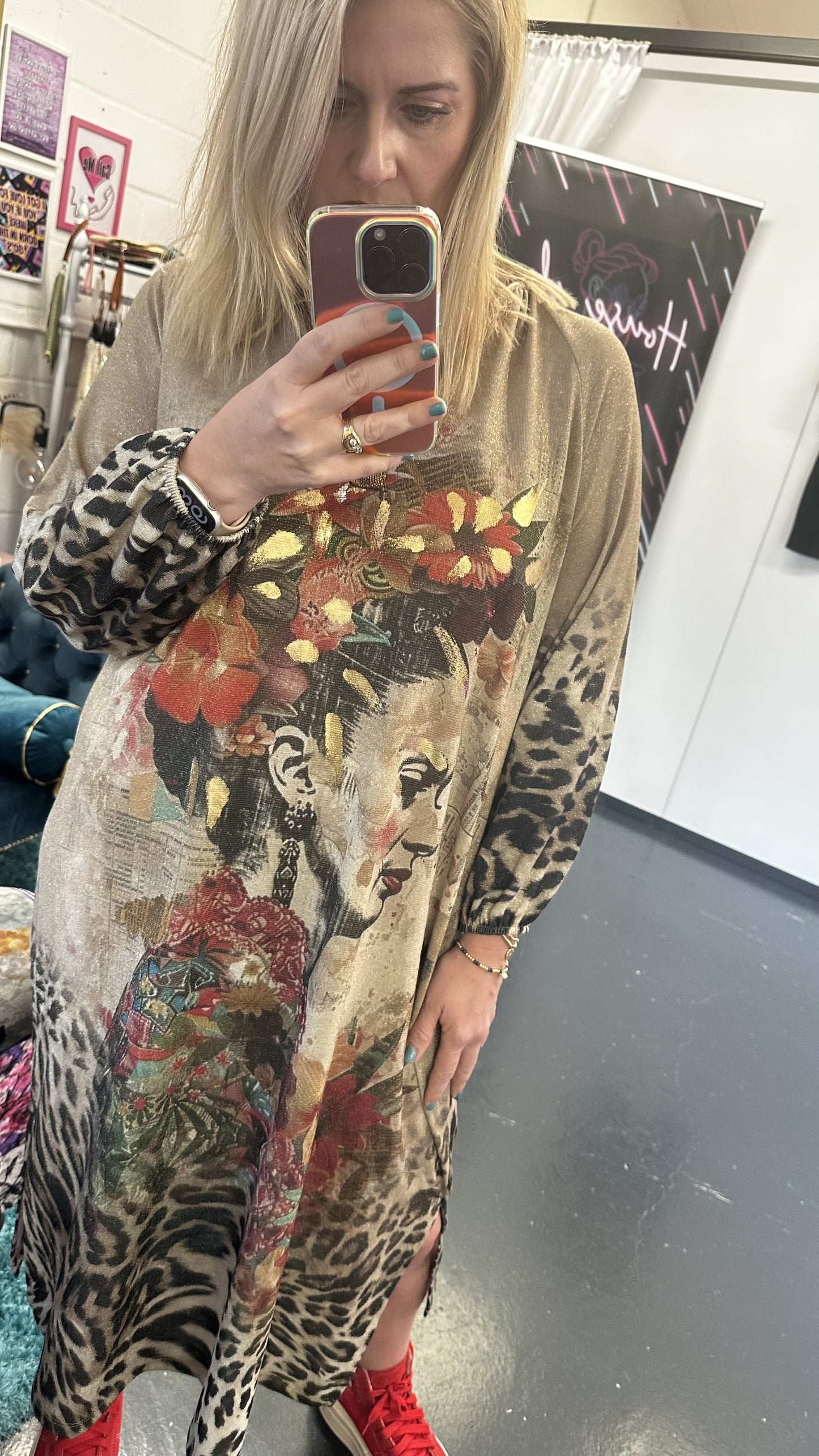 THE LUREX DRESS