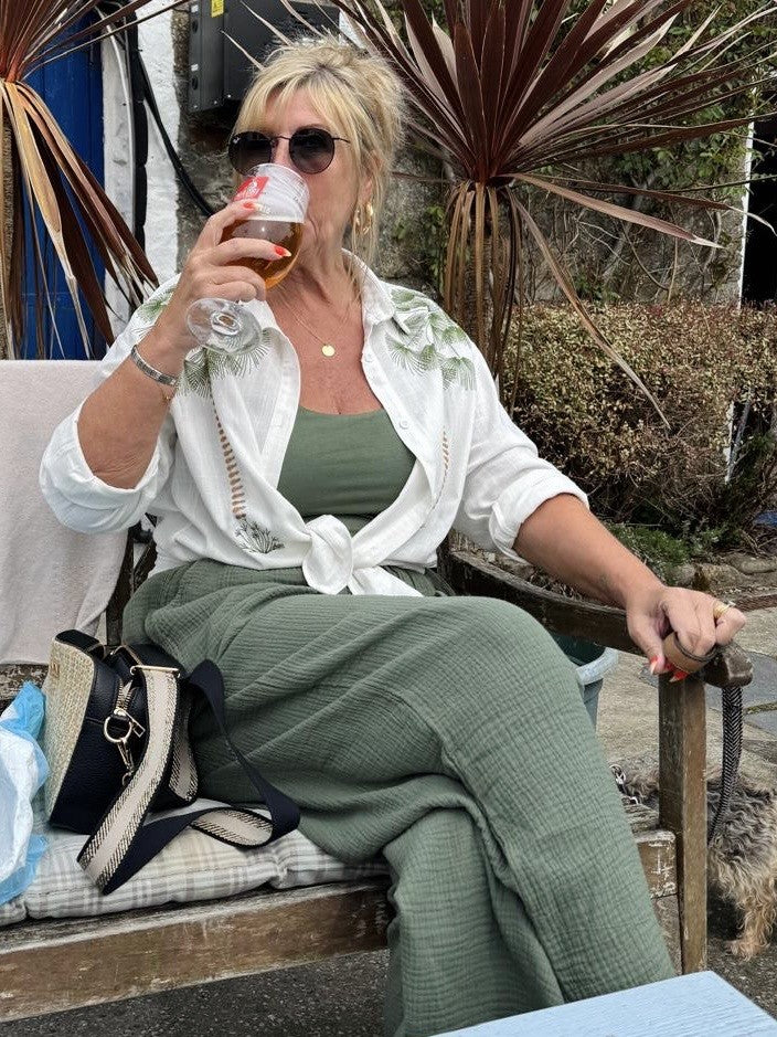 THE MIA CHEESECLOTH TROUSERS